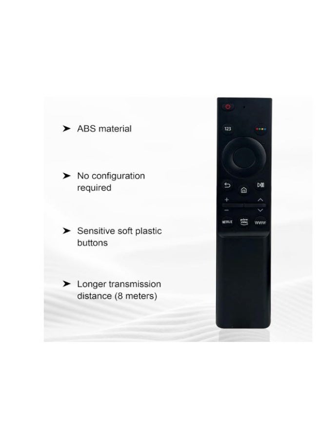 Replacement Remote Control Compatible for Samsung AU7000 4K UHD Smart TV 2021 Models Replacement Remote Control for Samsung UE43AU7100U UE43AU7500U with Netflix PrimeVideo Buttons (Without Voice) - Image 3